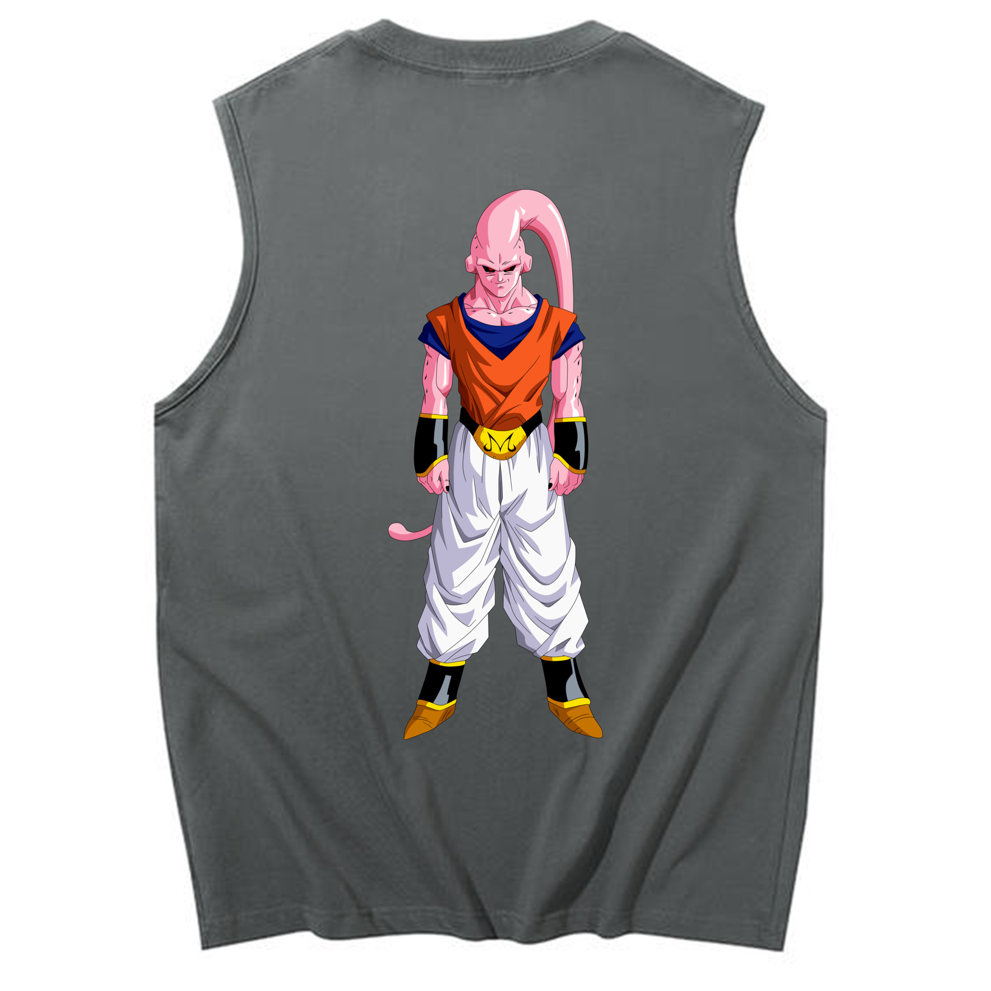 （画像用） ドラゴンボール 魔人ブウ DRAGON BALL Majin Buu コットン100％タンクトップ（背面プリント）